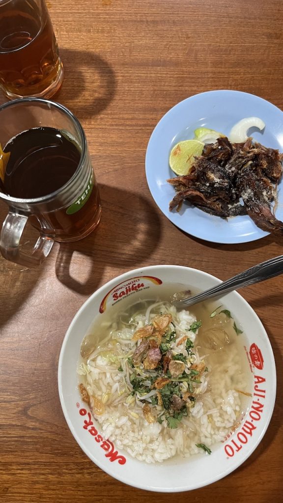 Soto Bakar + Teh Tawar
